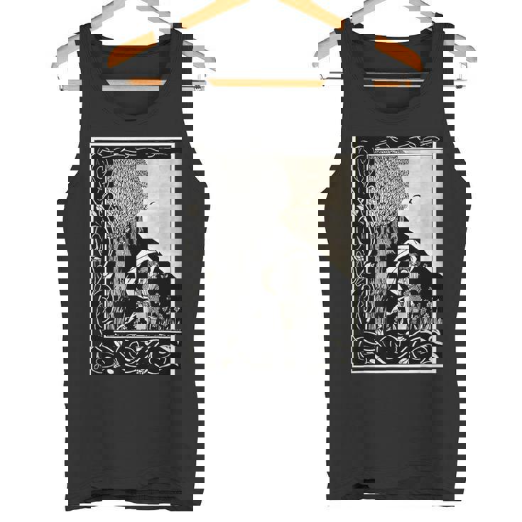 オーブリー・ビアズリー作「女に似た悪魔」1893 タンクトップ