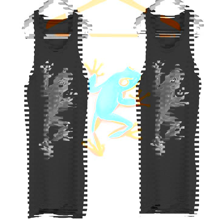 カエルの恋人-青いカエル タンクトップ