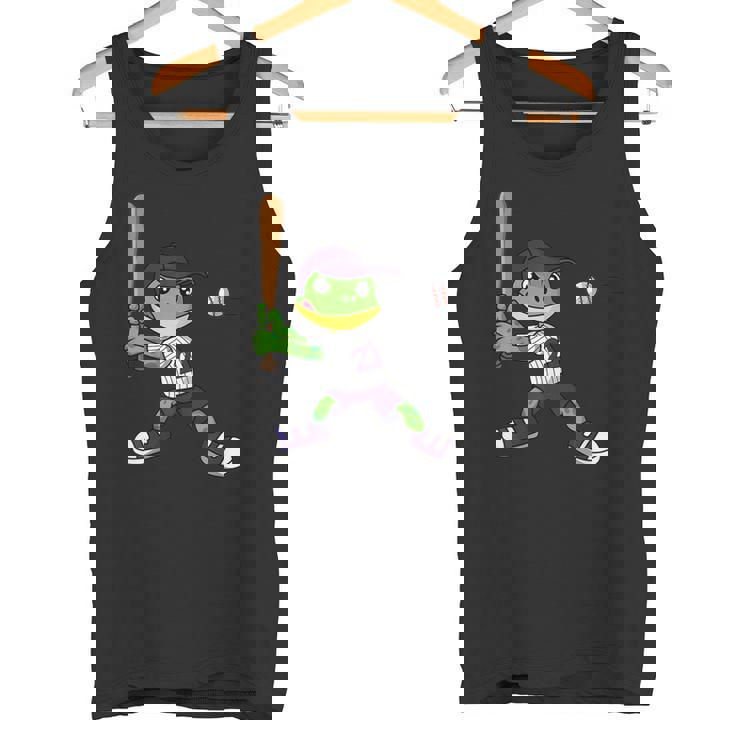 カエルの野球、カエルの野球、カエルの野球選手 タンクトップ