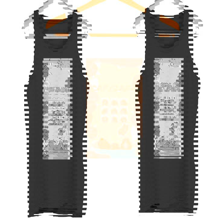 カピバラ カピバラ かわいい トロピカル 夏 タンクトップ