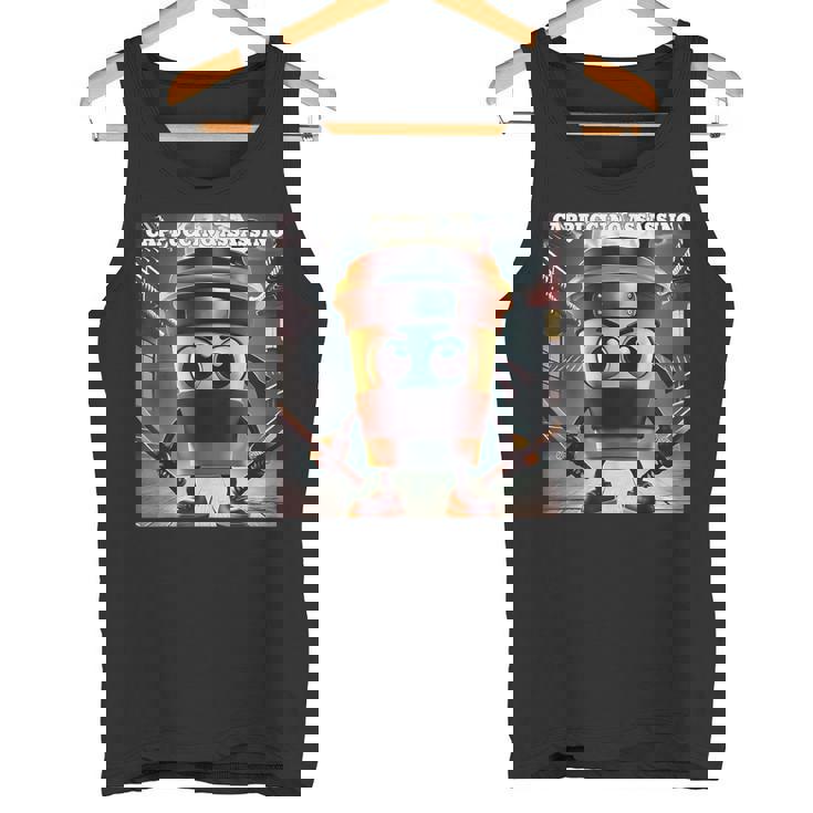 カプチーノ アサシノ ミーム タンクトップ