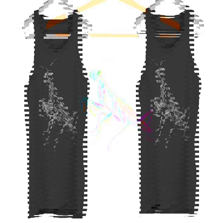 カマキリ カラフル 虫 昆虫 昆虫学 昆虫学者 タンクトップ