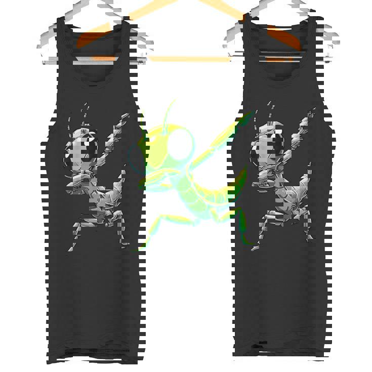 カマキリ、おかしなカマキリ タンクトップ