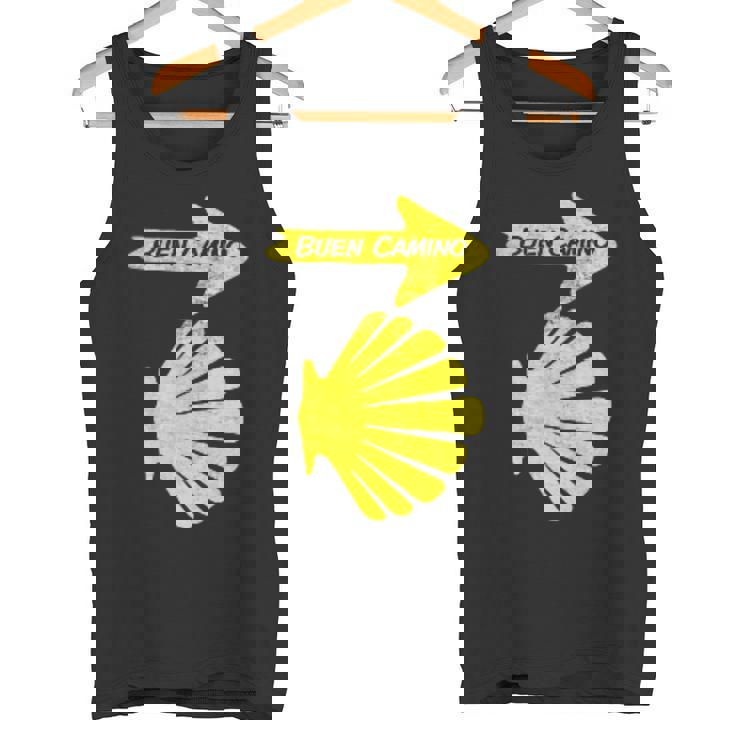 カミーノデサンティアゴの巡礼のシンボル、ブエンカミノシェル タンクトップ