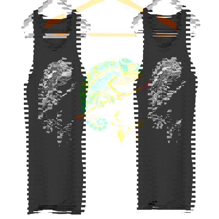 カメレオン トカゲ 爬虫類 カメレオン イグアナ トカゲ カメレオン タンクトップ