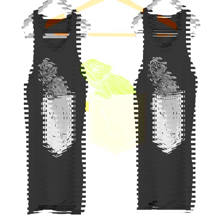 カメレオンポケットバッジ タンクトップ