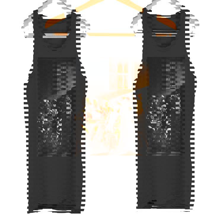 カラヴァッジョの聖マタイの召し タンクトップ