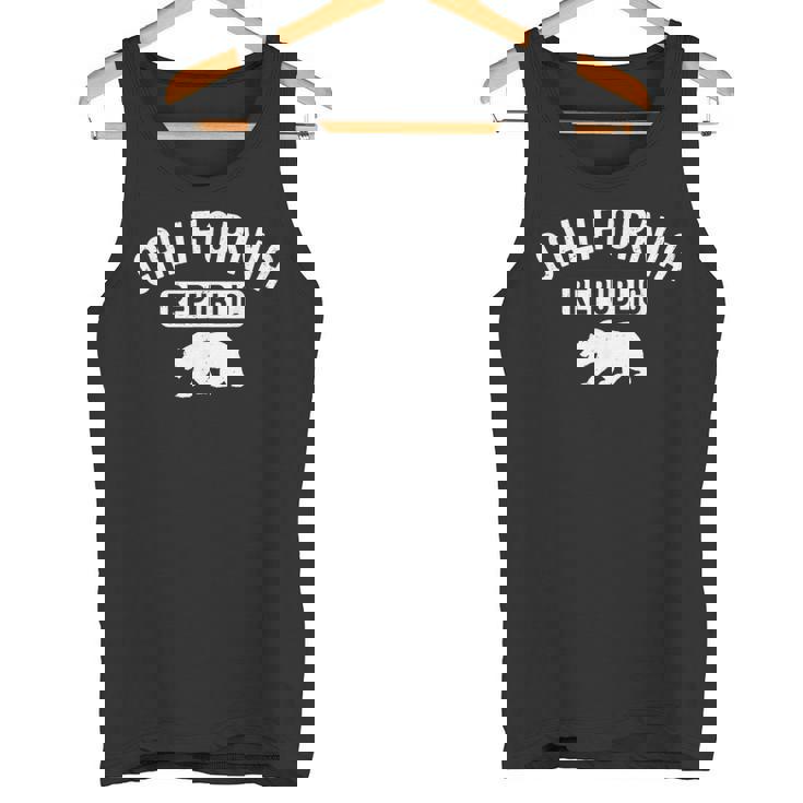 カリフォルニアリパブリックベアサーフビーチビンテージ国立公園 タンクトップ