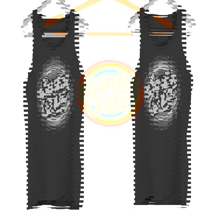 カリフォルニア州サンタクルーズシュタット ヴィンテージ レトロ タンクトップ