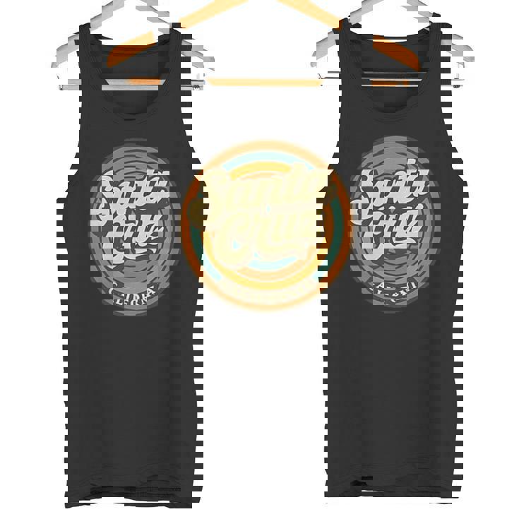 カリフォルニア州サンタクルーズ市 ビンテージレトロお土産 タンクトップ