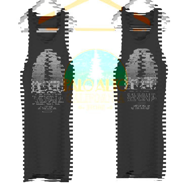 カリフォルニア州パロアルト-エルパロアルトツリー タンクトップ