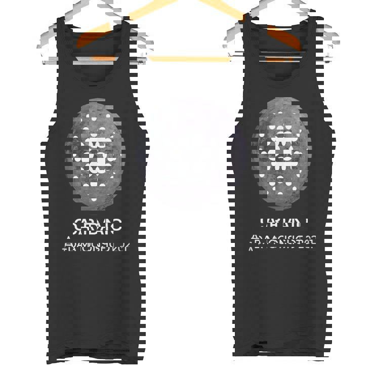 カルダノcardano暗号通貨 月へto The Moon 分散型金融 Defi ブロックチェーン タンクトップ