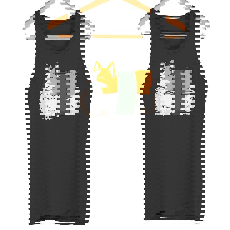 カワイイ かわいい 寿司 コーギー コーギー好き タンクトップ