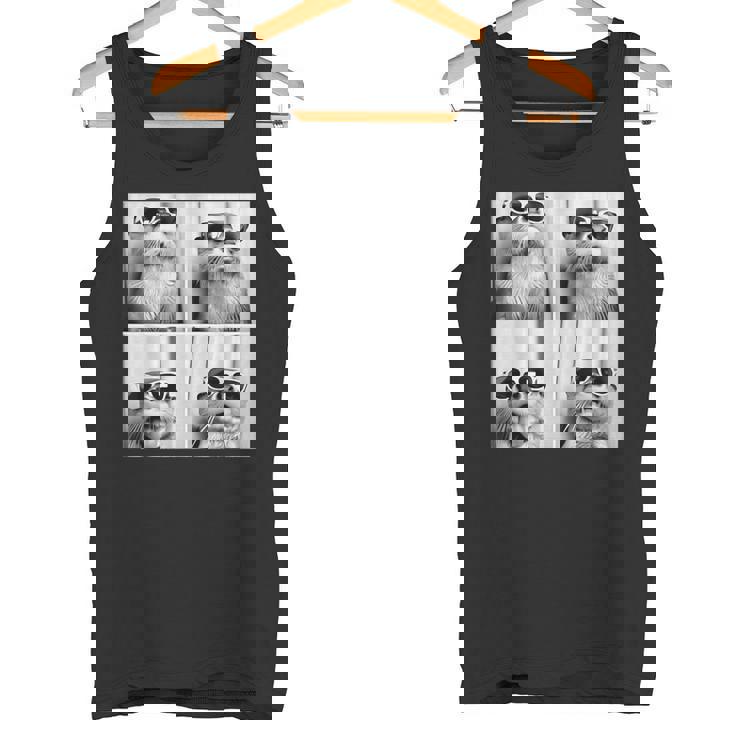 カワウソ サングラス タンクトップ