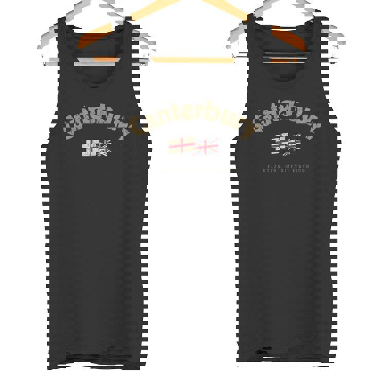 カンタベリー 都市名 ヴィンテージ 英国国旗 イギリス国旗 タンクトップ