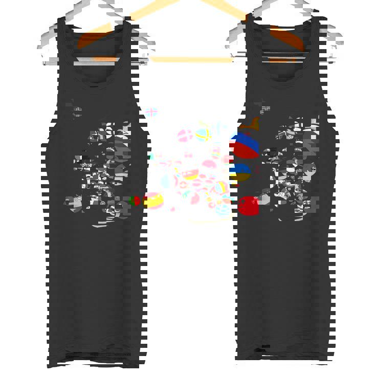 カントリーボール ヨーロッパ 面白い タンクトップ