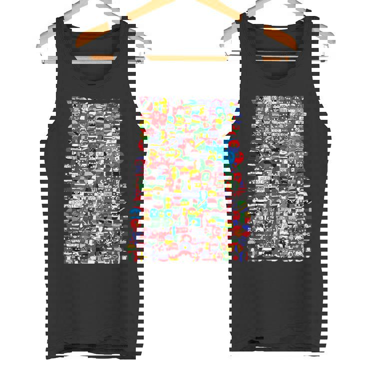 カントリーボール 世界の旗 タンクトップ