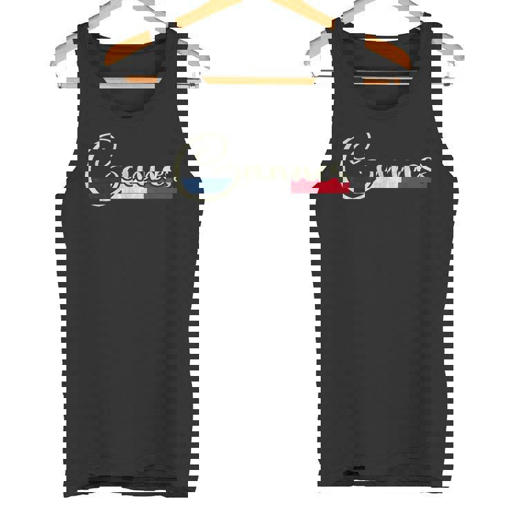 カンヌフランス-カンヌフランス脚本 タンクトップ