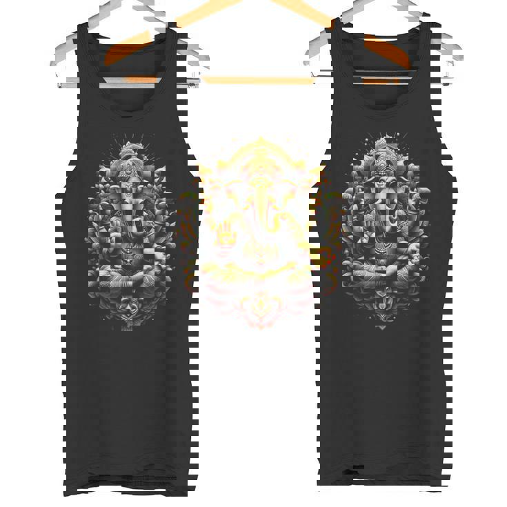 ガネーシュ ヨガ ヒンドゥー教 象 神 ガネーシャ プージャ ナマステ タンクトップ