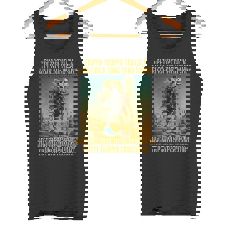 キッズ トレンド ミーム ブレイン イタリアン トリッパ トラララ タンクトップ