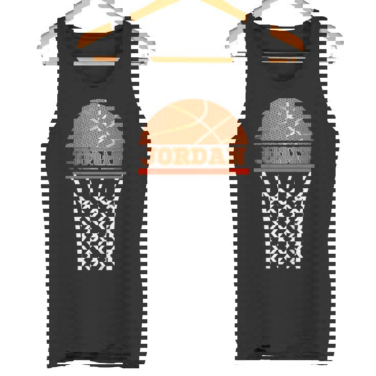 キッズ バスケットボールtシャツ ジョーダン カスタムネームギフト 男の子、若者向け タンクトップ