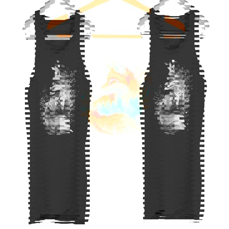 キツネアート タンクトップ