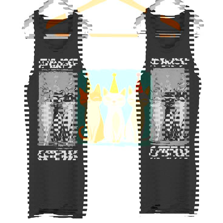 キャティチュード55歳 55歳の誕生日 猫好き 55歳 タンクトップ