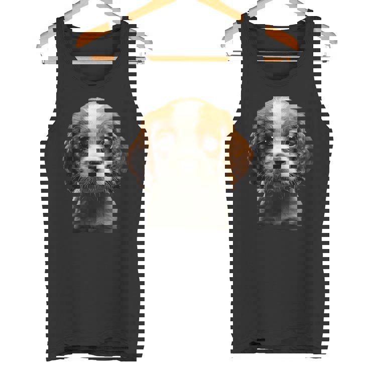 キャバリアキングチャールズスパニエル子犬 タンクトップ