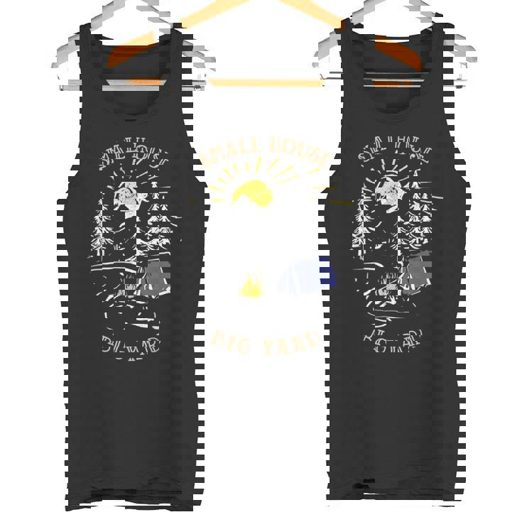 キャンプ スモールハウス ビッグヤード 山岳 キャンプファイヤー テント キャンプ タンクトップ