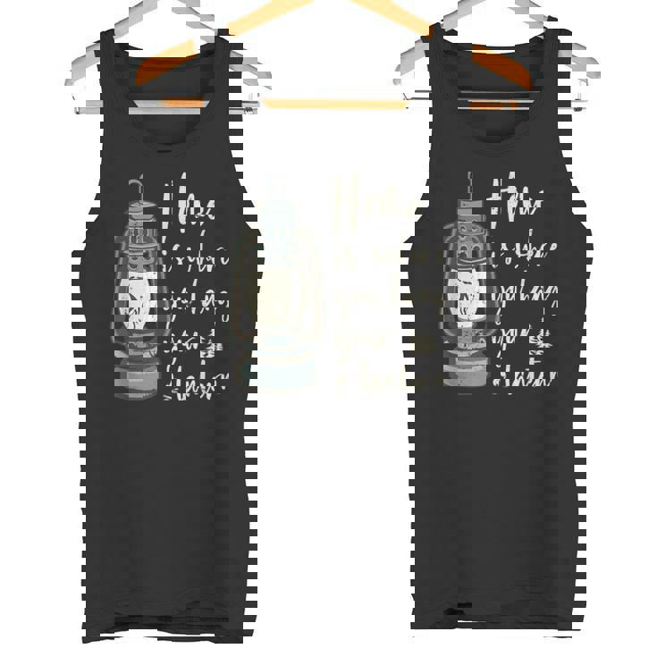 キャンプランタン 面白いキャンプ アウトドア用 ビンテージ タンクトップ