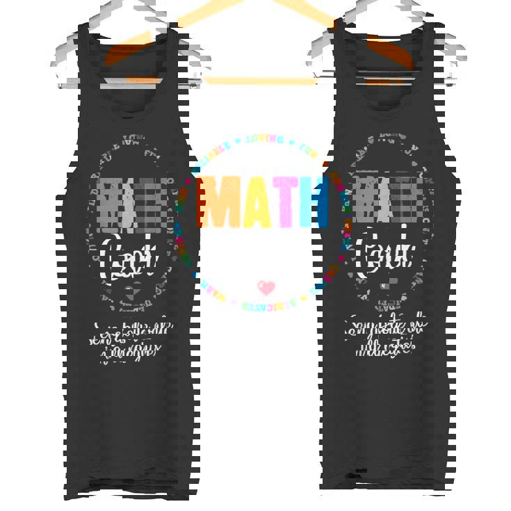 キュートな数学コーチティーシャツ 数学オタク タンクトップ