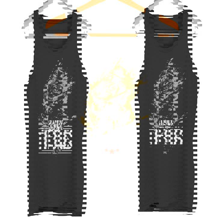 ギタリストのためのブルース・ミュージック・ギター ヴィンテージ 長袖tシャツ タンクトップ