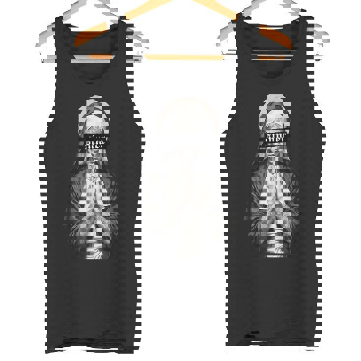 ギャングスター 修道女 入れ墨 尼僧 タトゥーアート ストリートウェア ヒップホップ タンクトップ