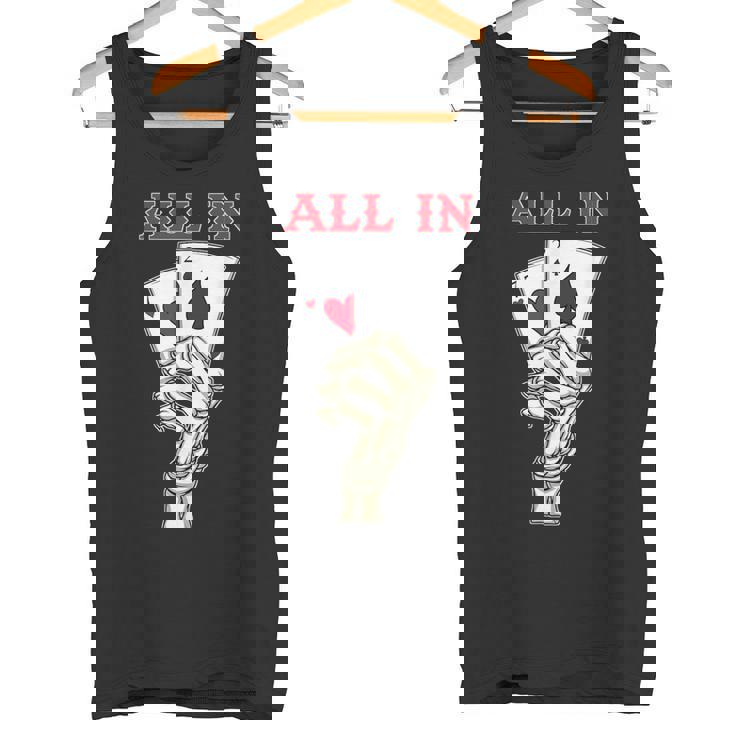 ギャンブル ポーカー プレーヤー スケルトン ハンド ポーカー カード 7 2 ポーカー タンクトップ