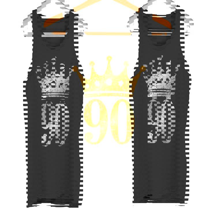 クラウン ナンバー90 ヴィンテージゴールデンイエロー 90歳の誕生日 タンクトップ