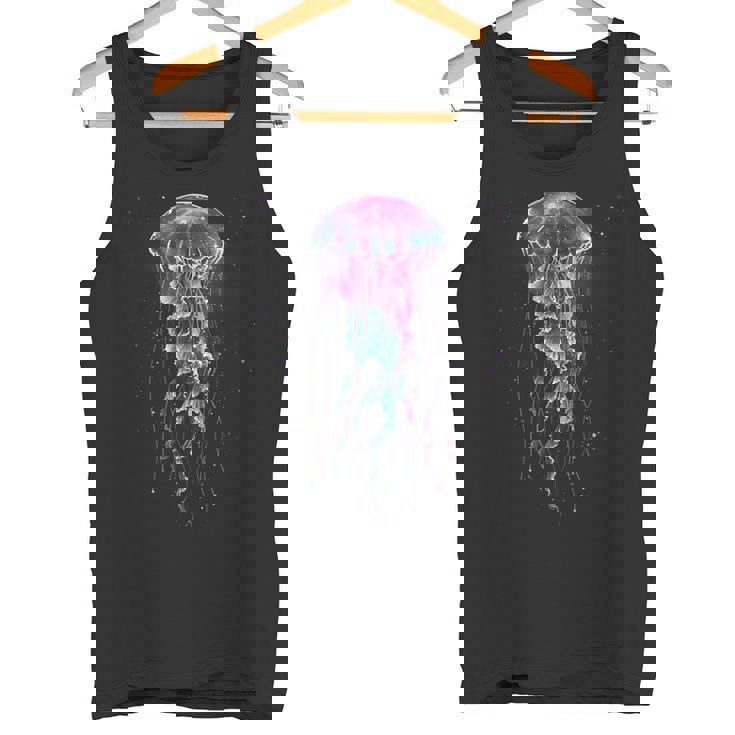 クラゲ 海 海洋 動物愛好家 海洋哺乳類 アートワーク タンクトップ