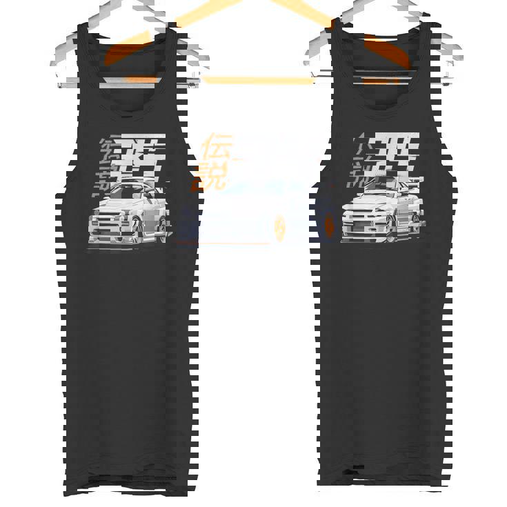 クラシック ホワイト レジェンダリー R34 リバティウォーク Jdm スカイライン タンクトップ