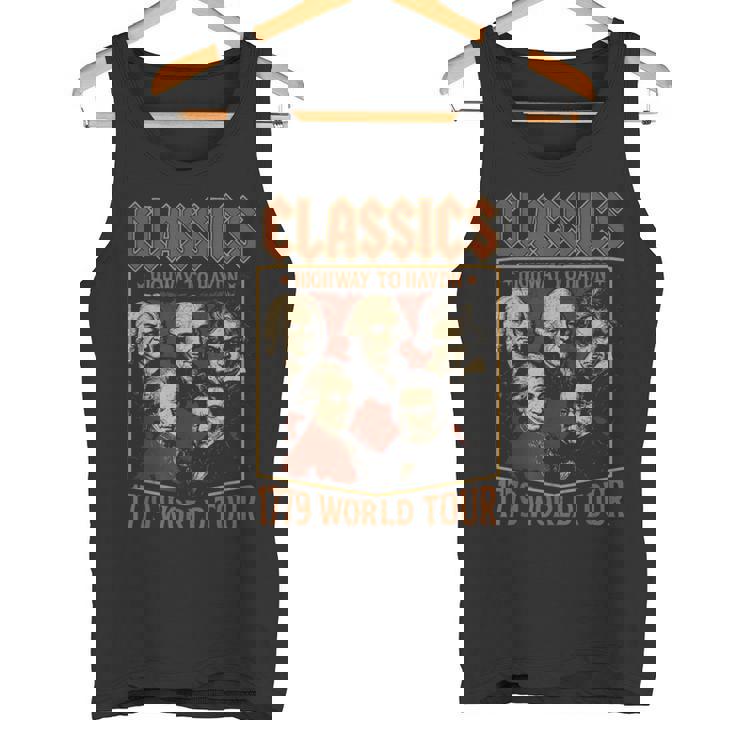 クラシック作曲家ツアー、面白クラシック音楽パロディー タンクトップ