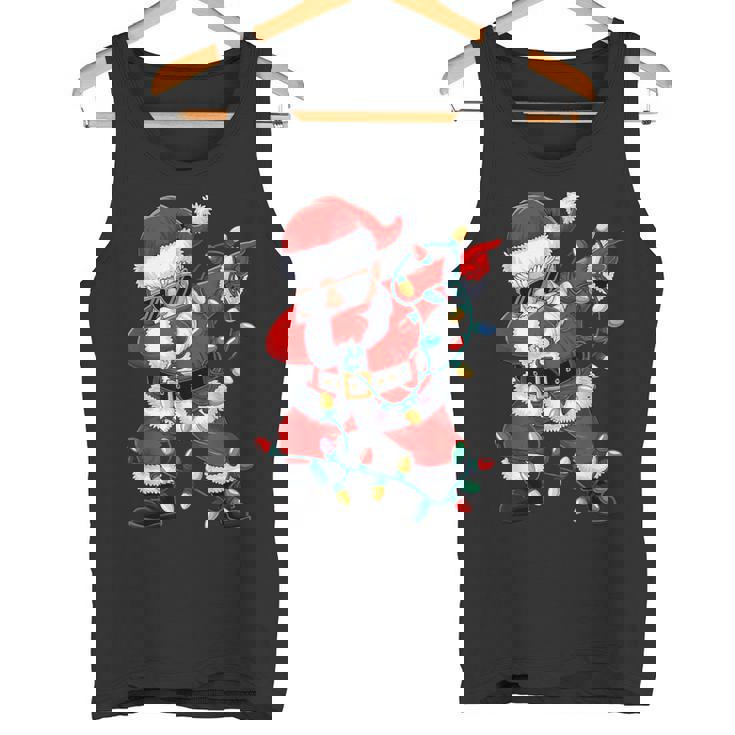 クリスマス サンタクロース ダビングダンス クリスマスライト 家族 タンクトップ