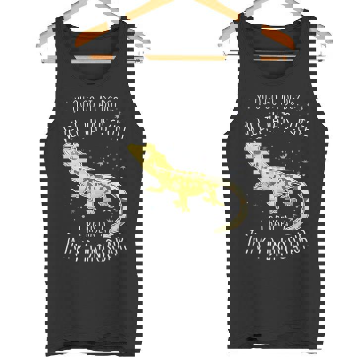 クレステッドゲッコ 小さな恐竜 トカゲ 爬虫類 ペット ハーレクイン タンクトップ