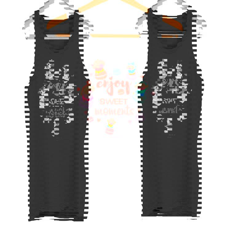 クレヨンしんちゃん かすかべ防衛隊とマカロンしんちゃんのティータイム タンクトップ