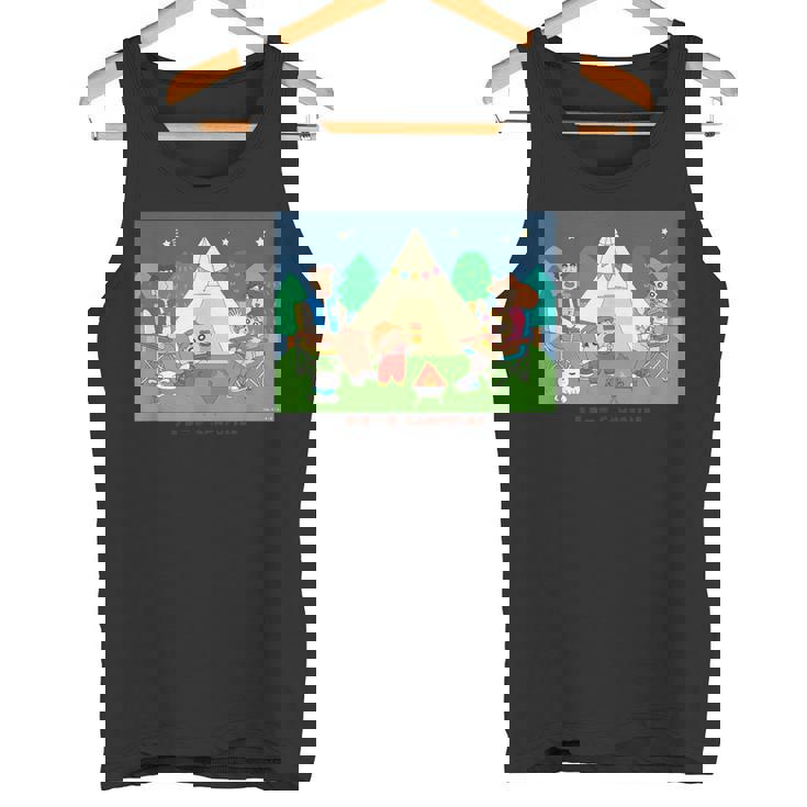 クレヨンしんちゃん 野原一家キャンプファイヤー 集合 タンクトップ