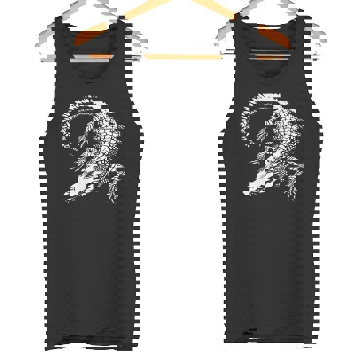 クロコダイル お父さん 母 恋人 モノクロ クロコダイル タンクトップ
