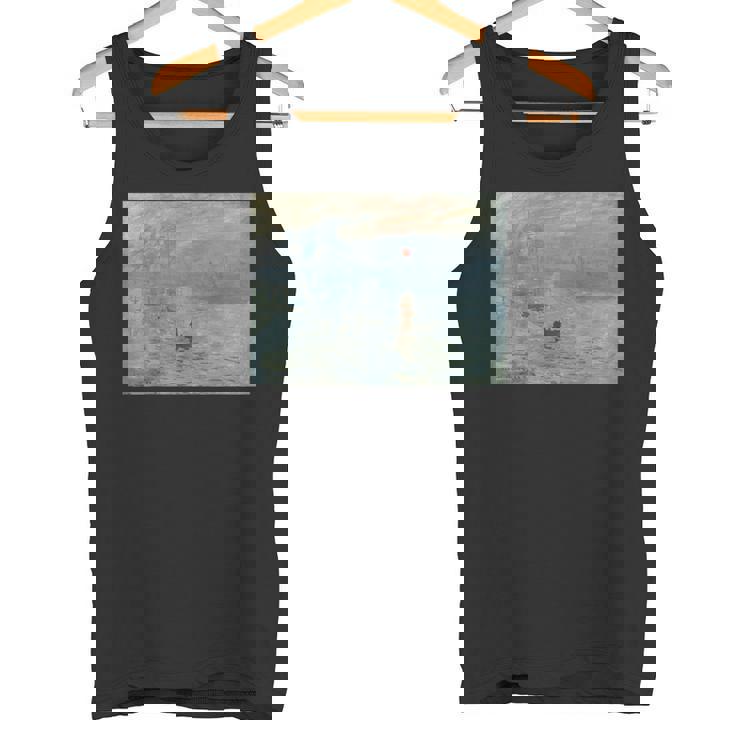 クロード・モネの印象、ソレイユ・レヴァント レトロtシャツ タンクトップ