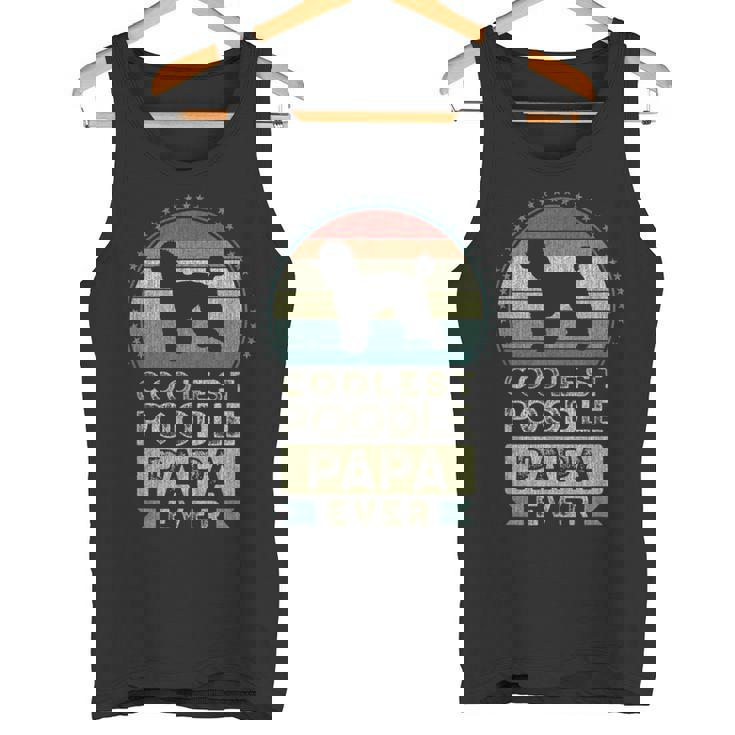 クールなプードル・パパ、父の日 タンクトップ