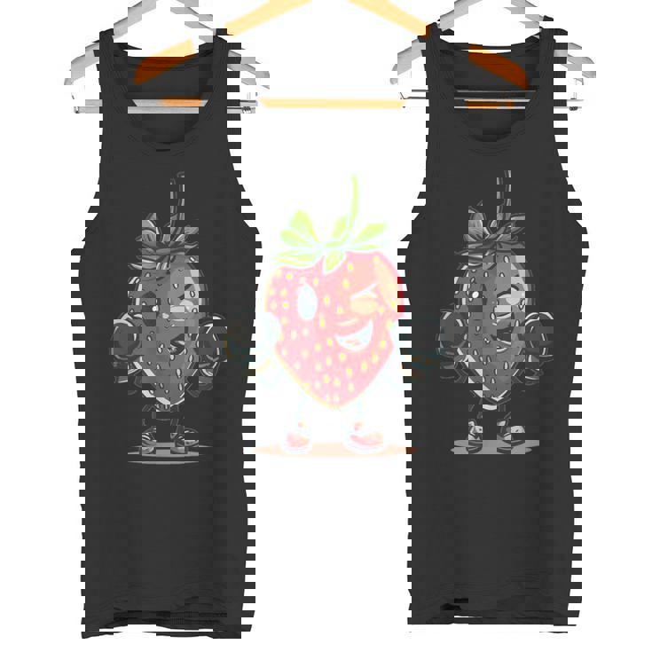 クールなボクシングストロベリーコスチューム。 タンクトップ