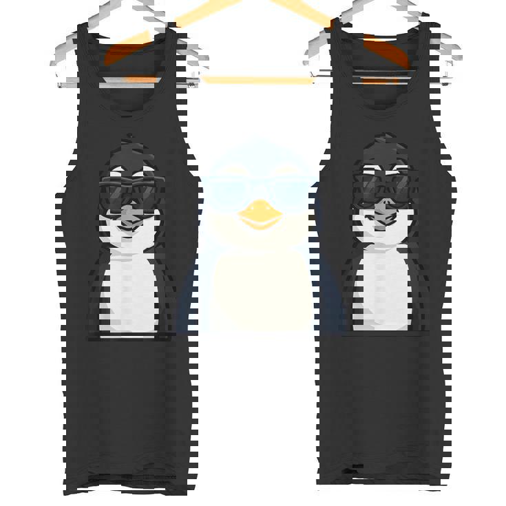 クールサングラス ペンギン 夏 タンクトップ