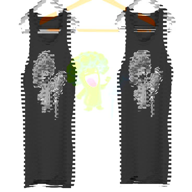 クールブロッコリー ベジタリアン ビーガン ベジタブルフード メンズ レディース タンクトップ