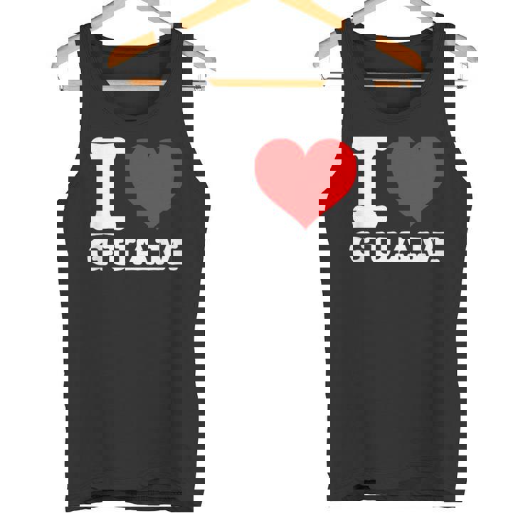 グアム I Heart Guam I Love Guam タンクトップ
