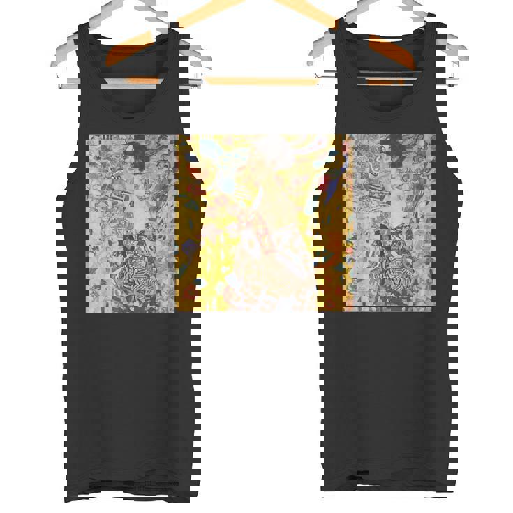 グスタフ・クリムト作「Lady With Fan」 タンクトップ